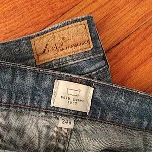 Bold Curve Boot Levi's 24 jeans bootcut light wash